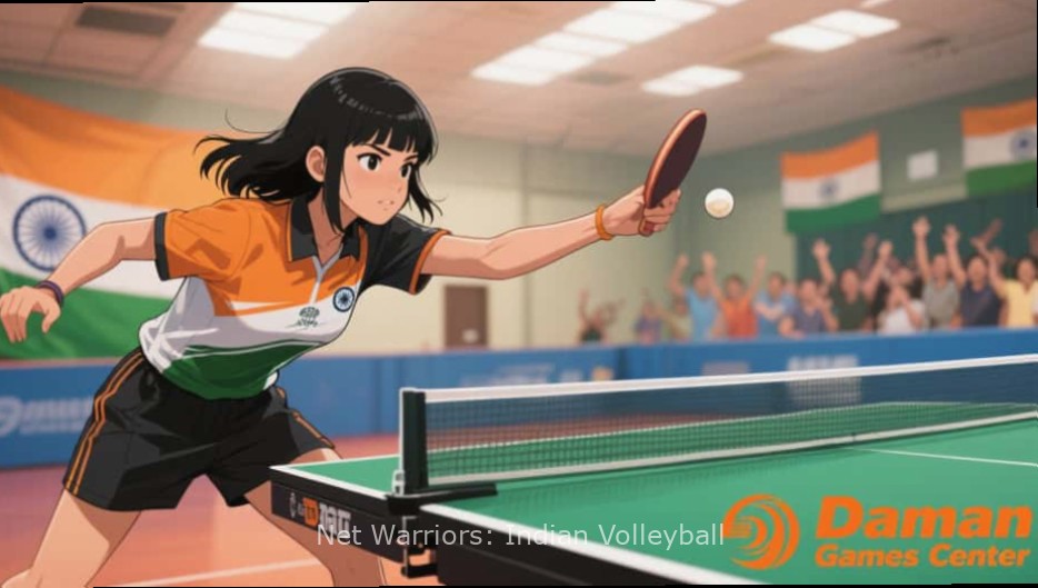 Net Warriors: Indian Volleyball Blocking Net Warriors: Indian Volleyball gameplay showing a team blocking